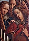 The Ghent Altarpiece Angels Playing Music [detail 2] by Jan van Eyck
